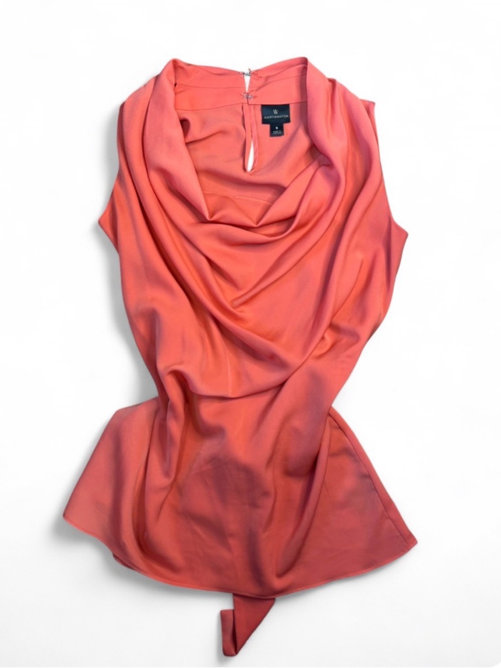 Women’s Worthington Coral Draped Cowl Neck Sleeveless Blouse